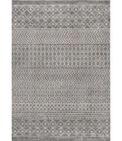 Jonathany Moroccan Hype MOH106B Gray/Cream Area Rug 5 ft. 3 in. X 7 ft. 7 in. Rectangle