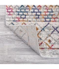 Arta Moroccan Vintage Geometric Rug Multi/Cream 2 ft. x 8 ft. Runner Rug