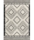 Amir Moroccan Beni Souk Cream/Black 5 ft. x 8 ft. Area Rug