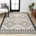 Jonathany Moroccan Hype MOH200A Cream/Black Area Rug 9 ft. X 12 ft. Rectangle