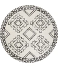 Jonathan Y MOROCCAN HYPE Cream MOH200A 6ft. Round Rug