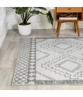 Amir Moroccan Beni Souk Cream/Gray 5 ft. x 8 ft. Area Rug