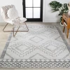Jonathany Moroccan Hype MOH200B Cream/Gray Area Rug 5 ft. 3 in. X 7 ft. 7 in. Rectangle