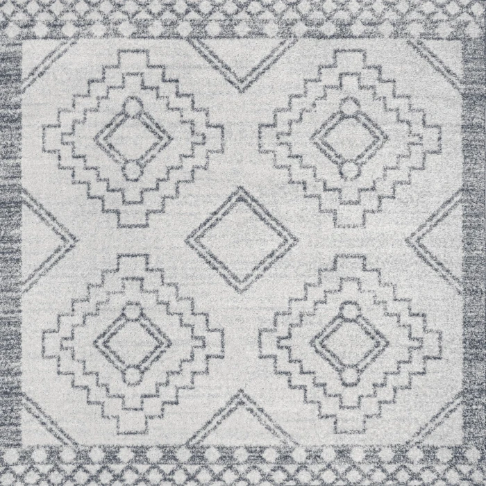 Jonathan Y MOROCCAN HYPE Gray MOH200C 9ft. Square Rug
