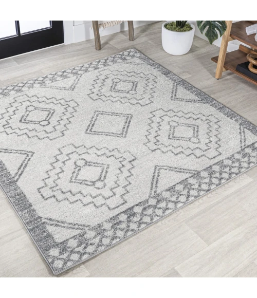 Jonathan Y MOROCCAN HYPE Cream MOH200B 3ft. Square Rug