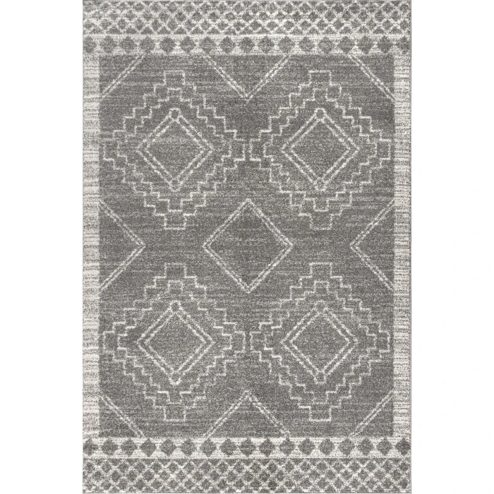 Jonathan Y MOROCCAN HYPE Gray MOH200C 12ft. X 15ft. Rect. Rug