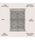 Jonathan Y MOROCCAN HYPE Gray MOH200C 10ft. X 13ft. Rect. Rug