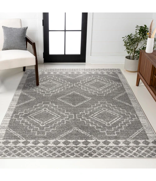 Amir Moroccan Beni Souk Gray/Cream 3 ft. x 5 ft. Area Rug
