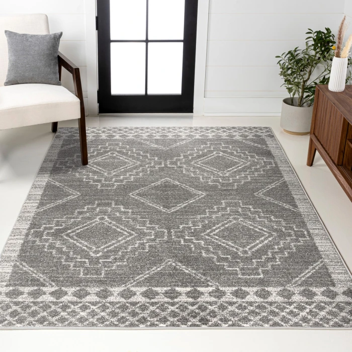 Jonathan Y MOROCCAN HYPE Gray MOH200C 12ft. X 15ft. Rect. Rug