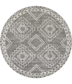 Jonathan Y MOROCCAN HYPE Gray MOH200C 3ft. Round Rug