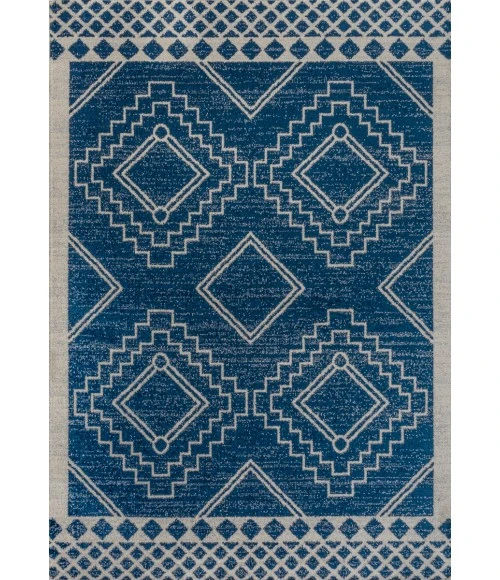 Amir Moroccan Beni Souk Navy/Ivory 8 ft. x 10 ft. Area Rug