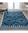 Amir Moroccan Beni Souk Navy/Ivory 8 ft. x 10 ft. Area Rug