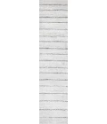 Williamsburg Minimalist Stripe Cream/Gray 2 ft. x 8 ft. Runner Rug