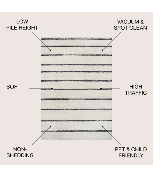 Jonathan Y MOROCCAN HYPE Cream MOH201D 3ft. X 5ft. Rect. Rug
