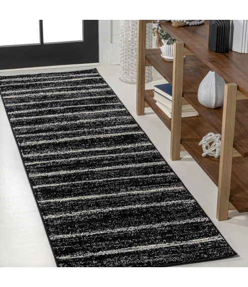 Jonathan Y MOROCCAN HYPE Black MOH201F 2ft.-2in. X 8ft. Rect. Rug