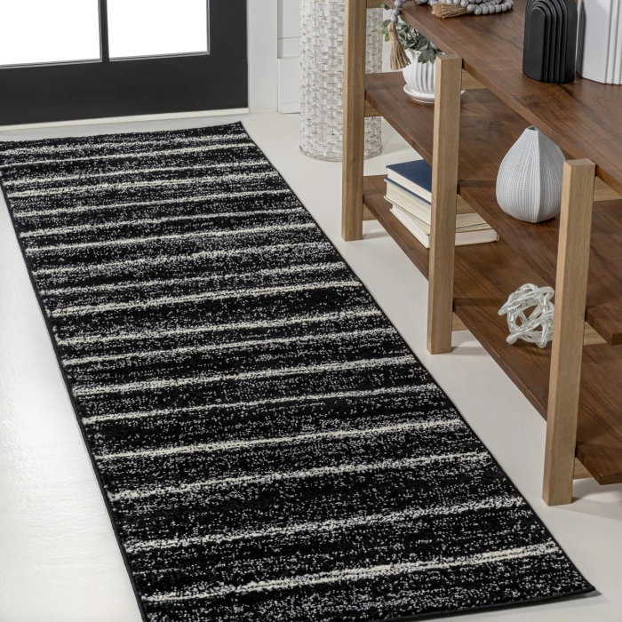 Jonathan Y MOROCCAN HYPE Black MOH201F 2ft.-2in. X 8ft. Rect. Rug