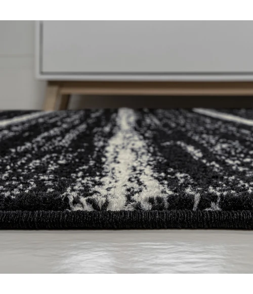 Jonathan Y MOROCCAN HYPE Black MOH201F 3ft. X 5ft. Rect. Rug