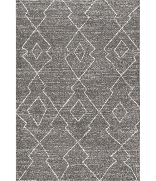 Alia Moroccan Beni Souk Gray/Cream 4 ft. x 6 ft. Area Rug