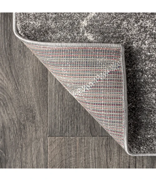 Alia Moroccan Beni Souk Gray/Cream 2 ft. x 8 ft. Runner Rug