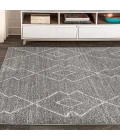Alia Moroccan Beni Souk Gray/Cream 4 ft. x 6 ft. Area Rug