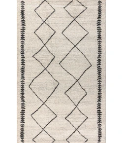 Jonathany Moroccan Hype MOH203A Cream/Black Area Rug 3 ft. X 5 ft. Rectangle