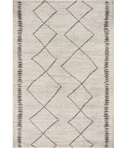 Jonathany Moroccan Hype MOH203B Cream/Gray Area Rug 4 ft. X 6 ft. Rectangle