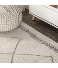 Zaina Moroccan Beni Souk Cream/Gray 5 ft. x 8 ft. Area Rug