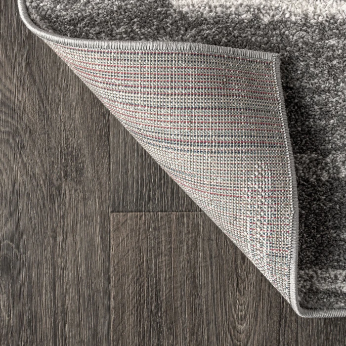 Aya Berber Stripe Geometric Gray/Cream 3 ft. x 5 ft. Area Rug