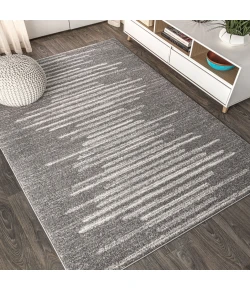 Jonathany Moroccan Hype MOH205B Gray/Cream Area Rug 3 ft. X 5 ft. Rectangle