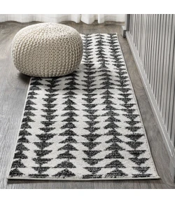 Jonathan Y MOROCCAN HYPE Cream MOH206A 2ft.-2in. X 14ft. Rect. Rug