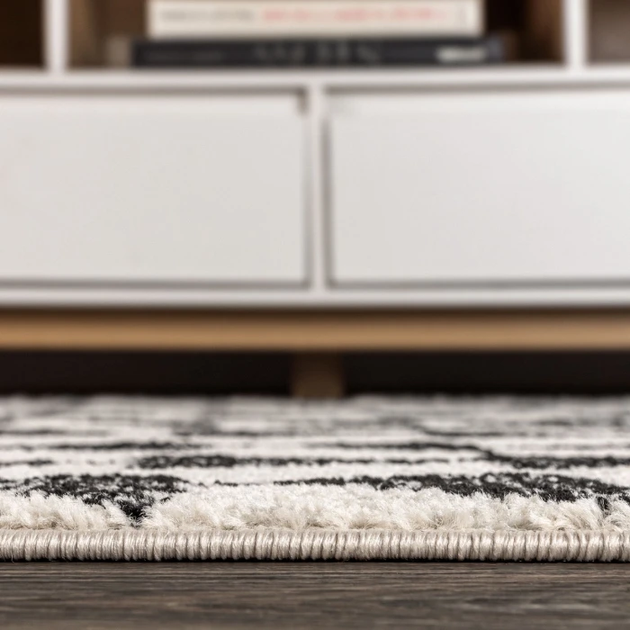 Jonathan Y MOROCCAN HYPE Cream MOH206B 9ft. Square Rug