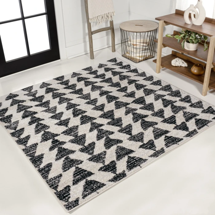 Jonathan Y MOROCCAN HYPE Cream MOH206B 9ft. Square Rug