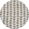 Jonathan Y MOROCCAN HYPE Cream MOH206B 3ft. Round Rug