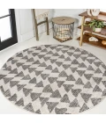 Jonathan Y MOROCCAN HYPE Cream MOH206B 5ft.3in. Round Rug