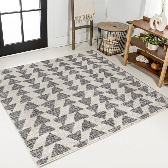 Jonathan Y MOROCCAN HYPE Cream MOH206B 5ft.3in. Square Rug