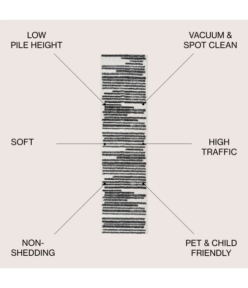 Jonathan Y MOROCCAN HYPE Cream MOH207A 2ft.-2in. X 20ft. Rect. Rug