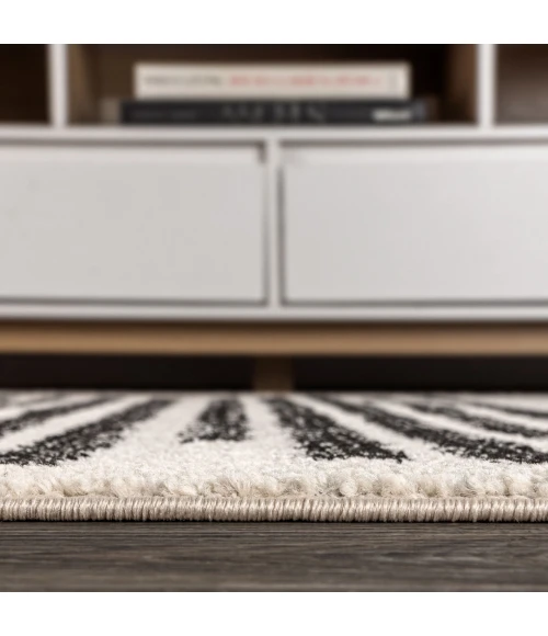 Jonathan Y MOROCCAN HYPE Cream MOH207A 5ft.3in. Round Rug