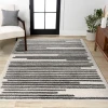 Jonathany Moroccan Hype MOH207A Cream/Black Area Rug 4 ft. X 6 ft. Rectangle