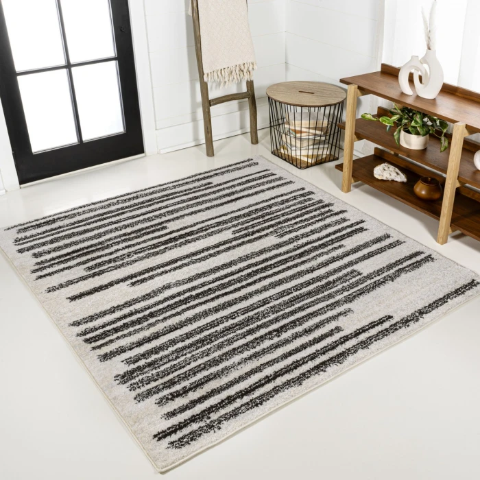 Jonathan Y MOROCCAN HYPE Cream MOH207A 5ft.3in. Square Rug