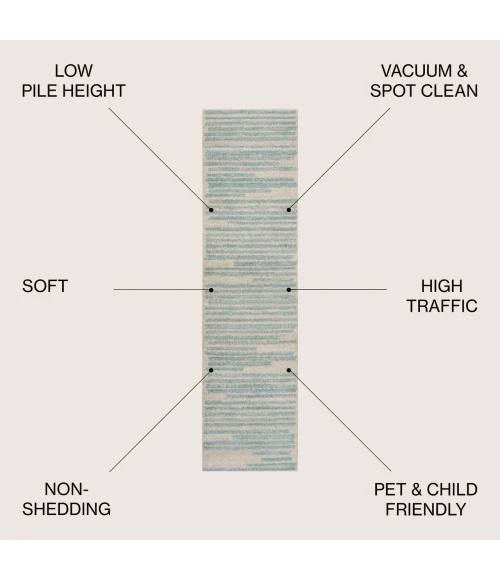 Jonathan Y MOROCCAN HYPE Blue MOH207D 2ft.-2in. X 8ft. Rect. Rug