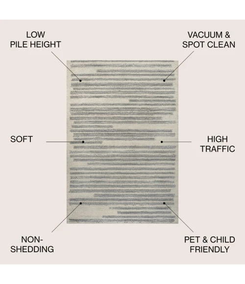 Jonathan Y MOROCCAN HYPE Cream MOH207C 4ft. X 6ft. Rect. Rug