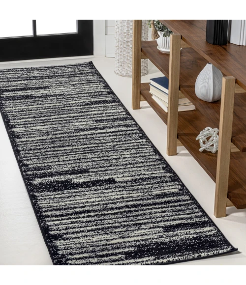 Jonathan Y MOROCCAN HYPE Black MOH207F 2ft.-2in. X 8ft. Rect. Rug