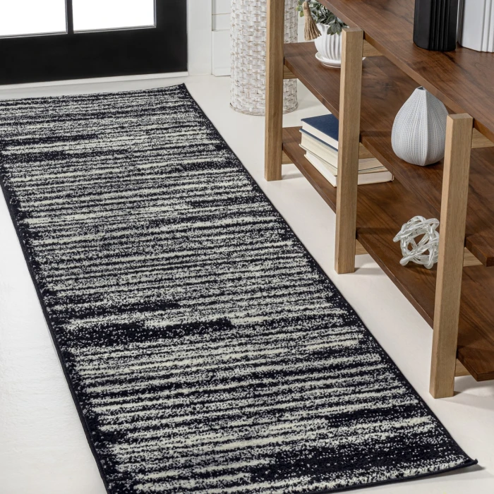 Jonathan Y MOROCCAN HYPE Black MOH207F 2ft.-2in. X 8ft. Rect. Rug