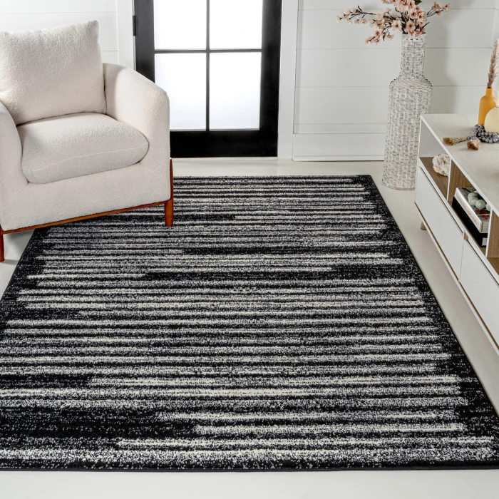 Jonathan Y MOROCCAN HYPE Black MOH207F 4ft. X 6ft. Rect. Rug
