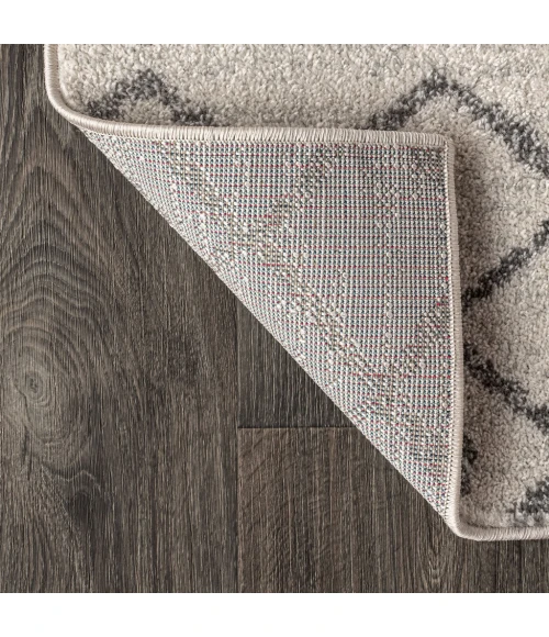 Aksil Moroccan Beni Souk Cream/Gray 3 ft. x 5 ft. Area Rug