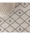 Aksil Moroccan Beni Souk Cream/Gray 3 ft. x 5 ft. Area Rug