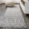 Jonathany Moroccan Hype MOH208C Gray/Cream Area Rug 2 ft. 3 in. X 8 ft. Runner