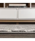 Aksil Moroccan Beni Souk Gray/Cream 2 ft. x 8 ft. Runner Rug