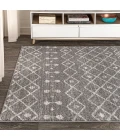 Aksil Moroccan Beni Souk Gray/Cream 3 ft. x 5 ft. Area Rug