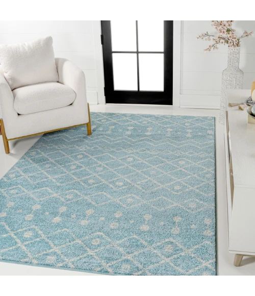Jonathan Y MOROCCAN HYPE Blue MOH208D 4ft. X 6ft. Rect. Rug
